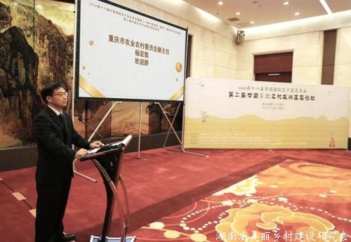 第二届中国乡村文化振兴高层论坛在重庆举行
